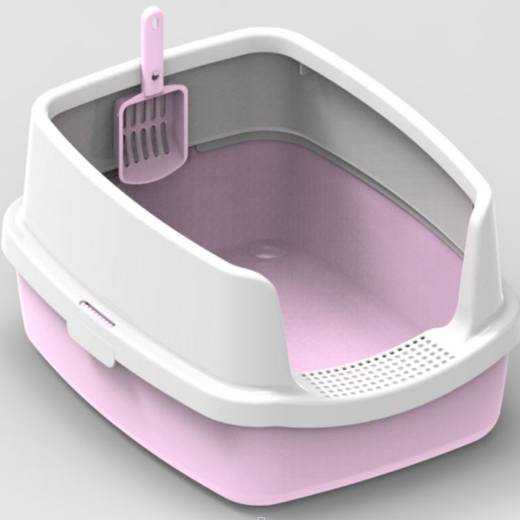 Classic Cat Litter Tray Durable Easy Clean manufacturer